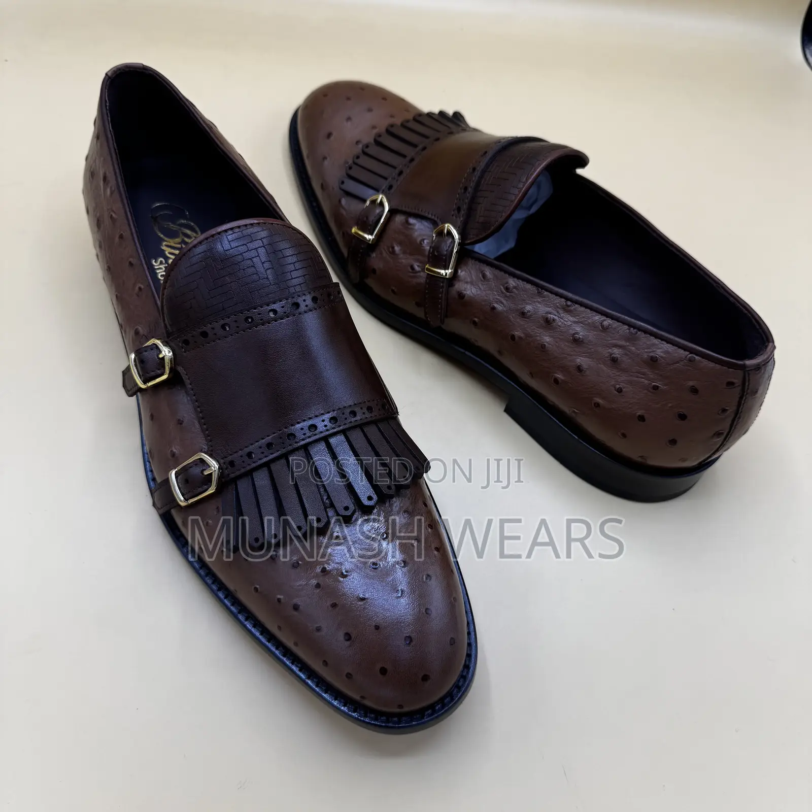 Italian Leather Brown Shoes 40-46 Available