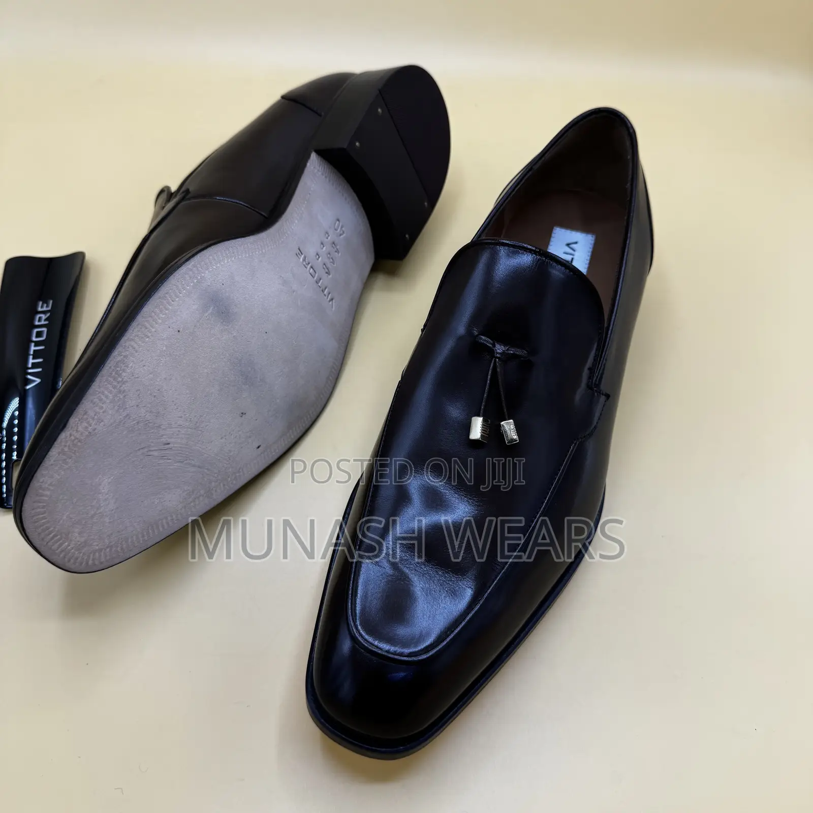 Italian Vittore Leather Shoes 40-46 Available