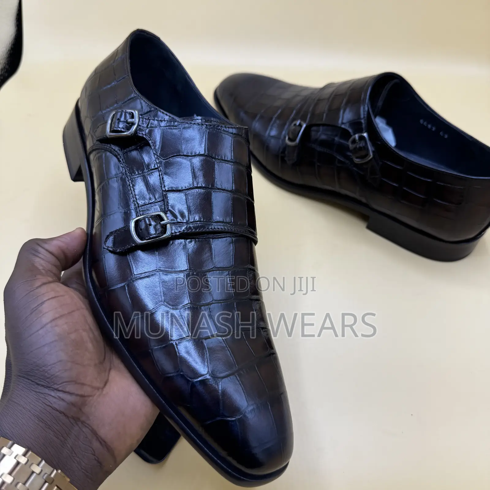 Original Italian Vittore Side Buckle Shoes 40-46
