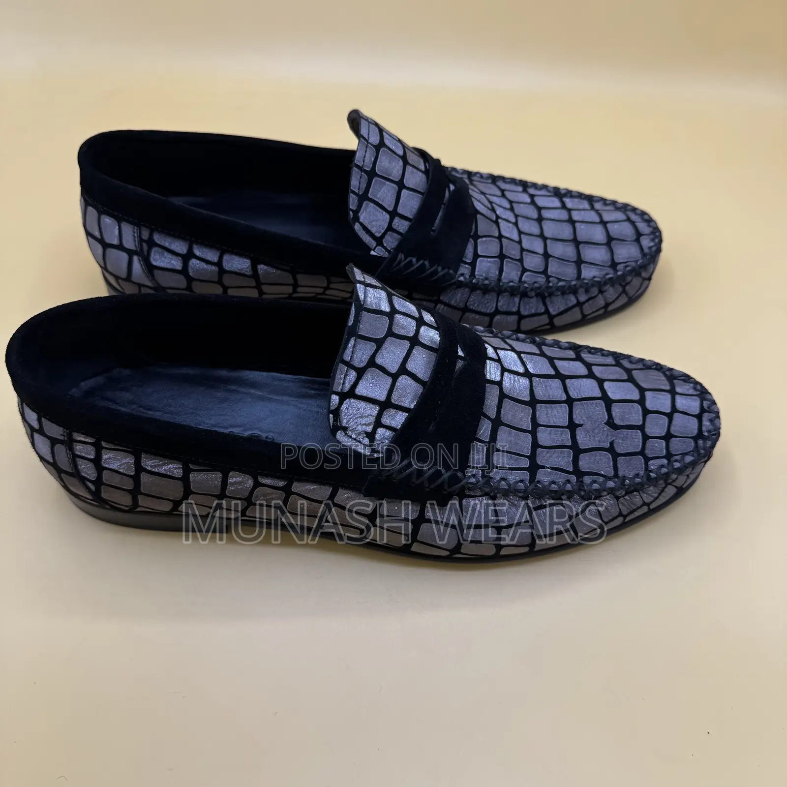 Italian Ash Skin Leathet Genio Shoe 40-46