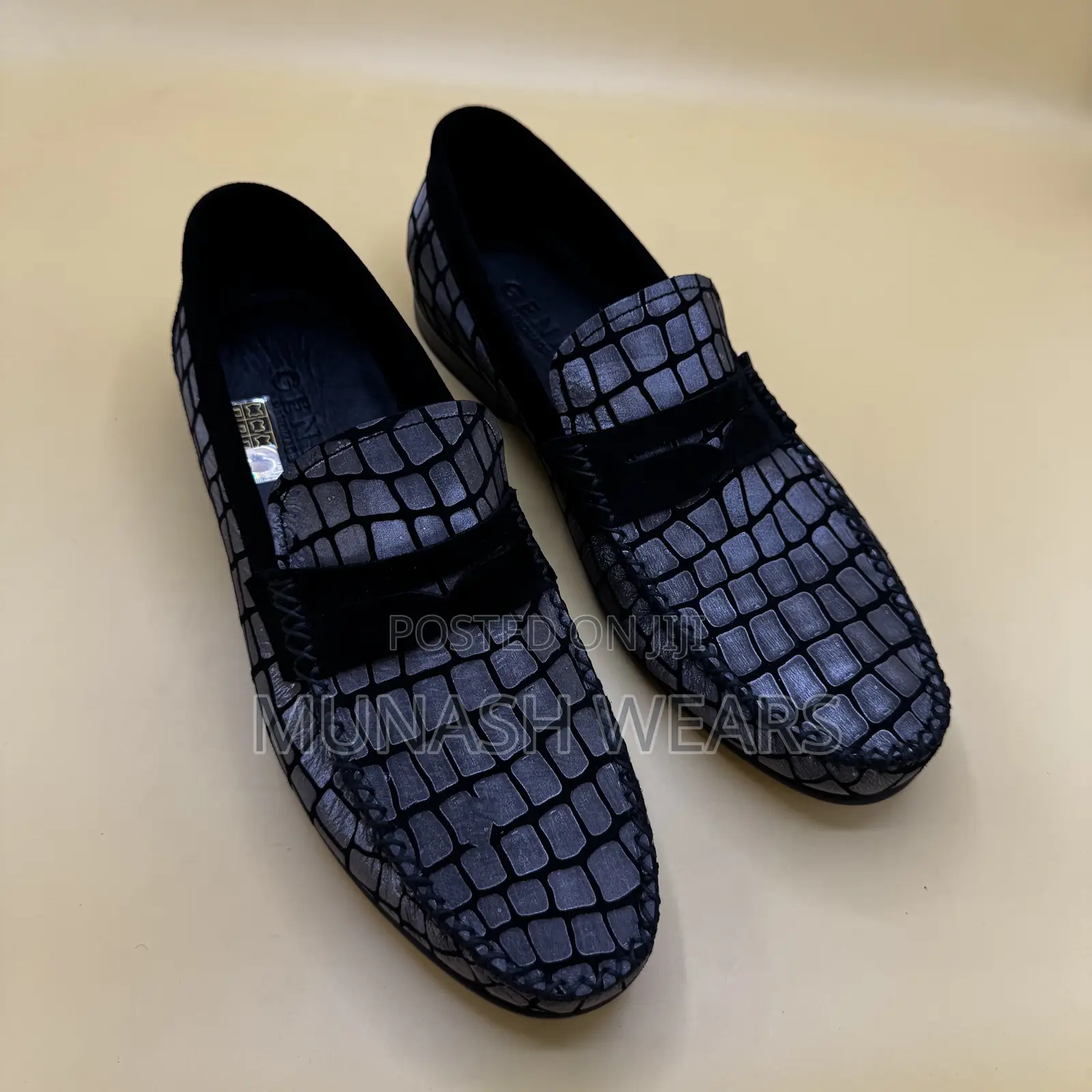 Italian Ash Skin Leathet Genio Shoe 40-46