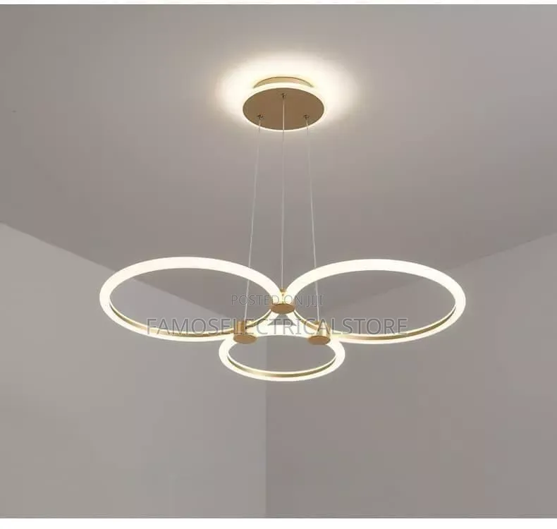 Modern Gold Ring LED Chandelier