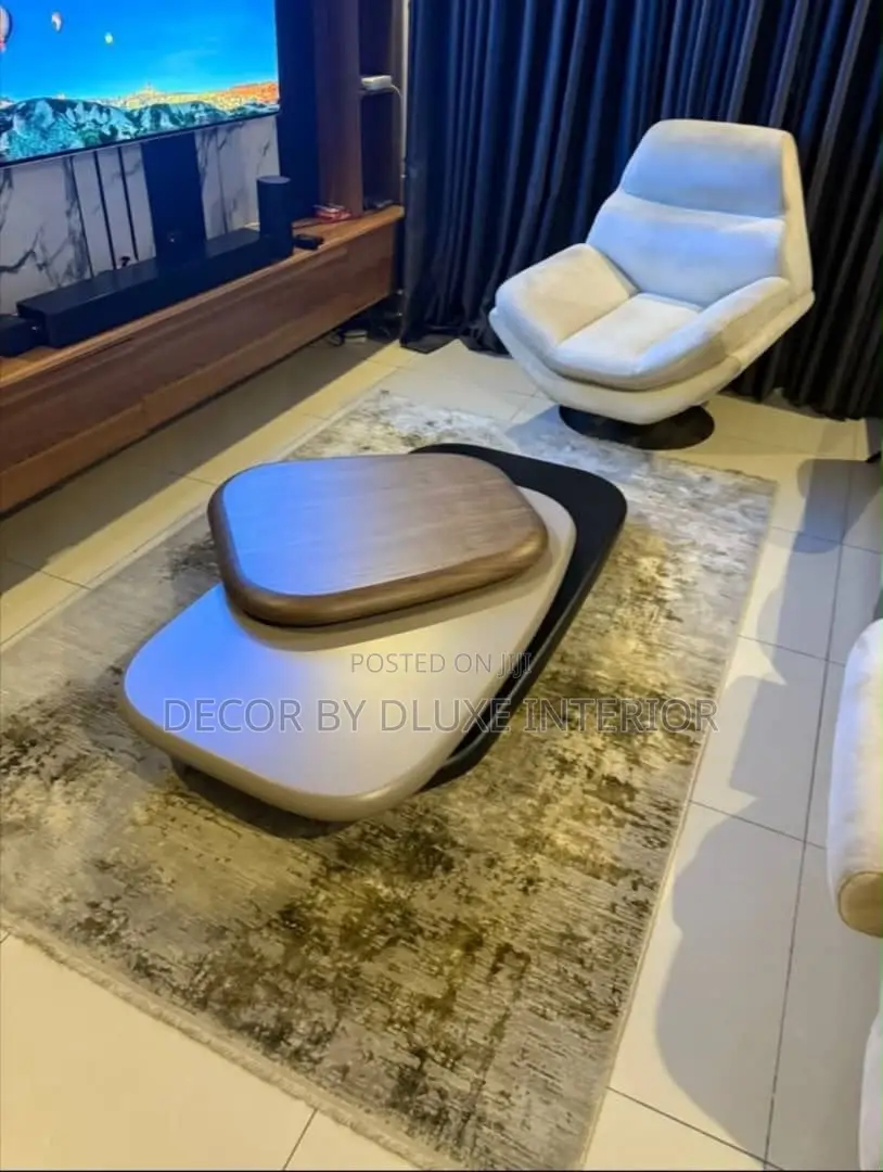 Modern Luxury Rotating High End, Special-Shaped Coffee Table