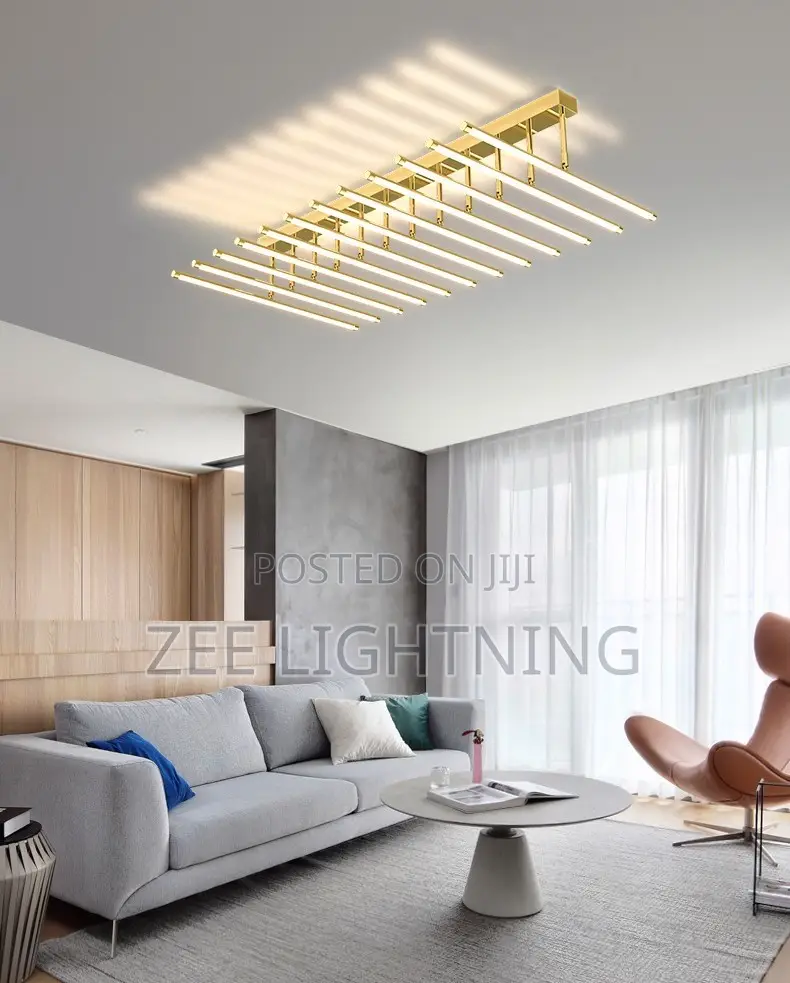 New Modern LED Math Line Design Ceiling Flush (12 Hands)