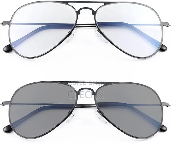 MIRYEA Photochromic Progressive Multifocus Reading Glasses Blue Light