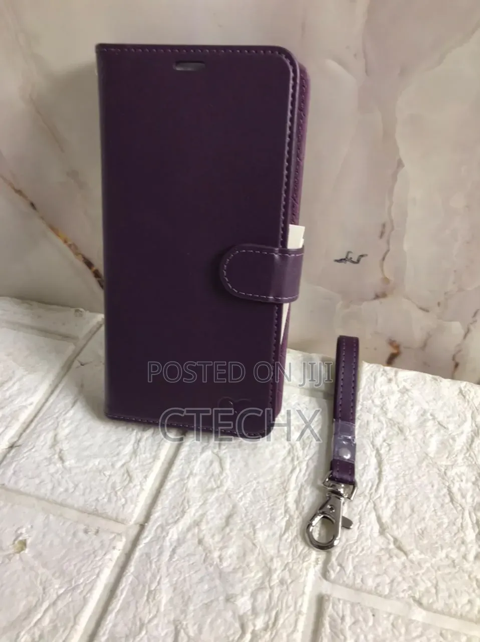 Samsung Galaxy S26+ (2026) Case, PU Leather Wallet, Dark Purple