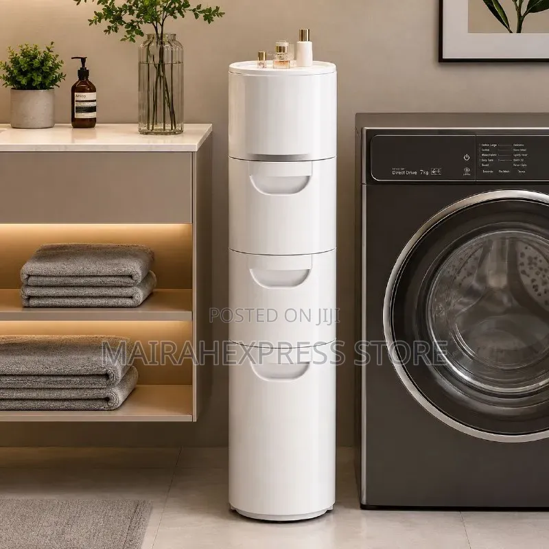 Slim Bathroom Storagewith Wheels Atm