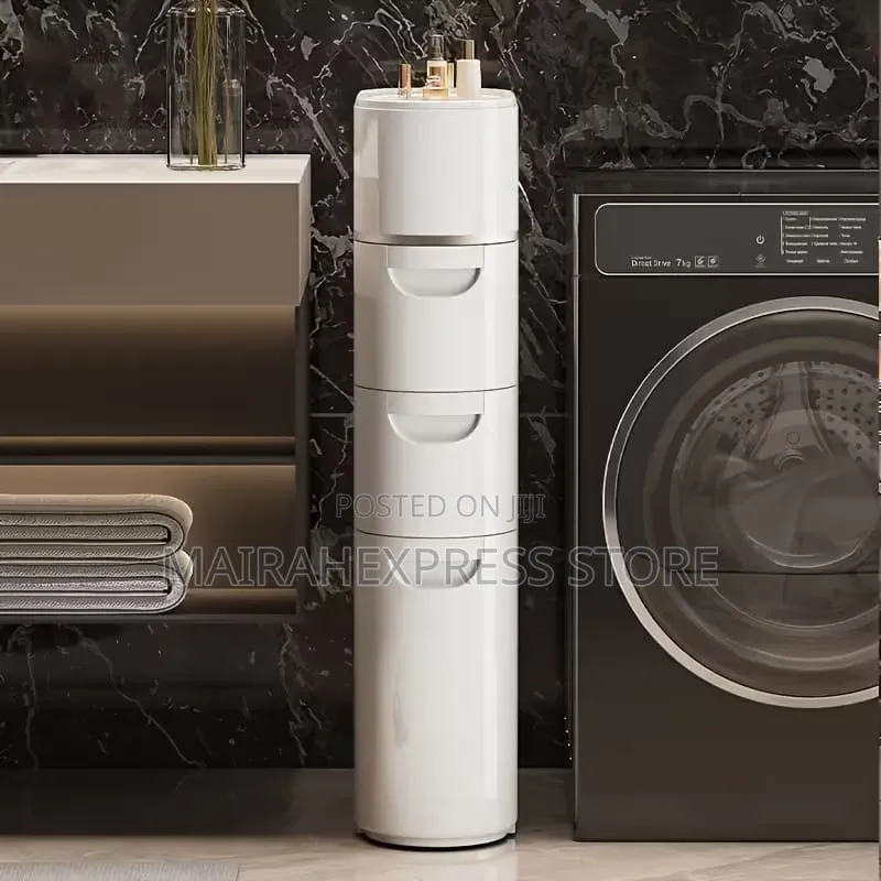 Slim Bathroom Storagewith Wheels Atm
