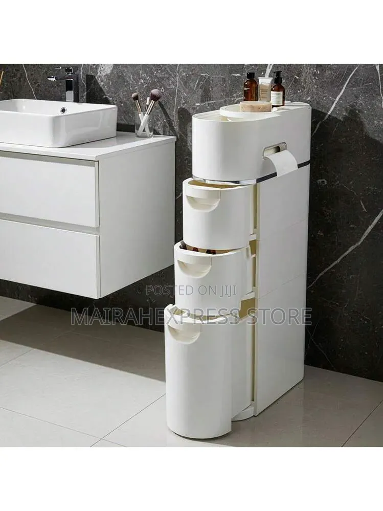 Slim Bathroom Storagewith Wheels Atm