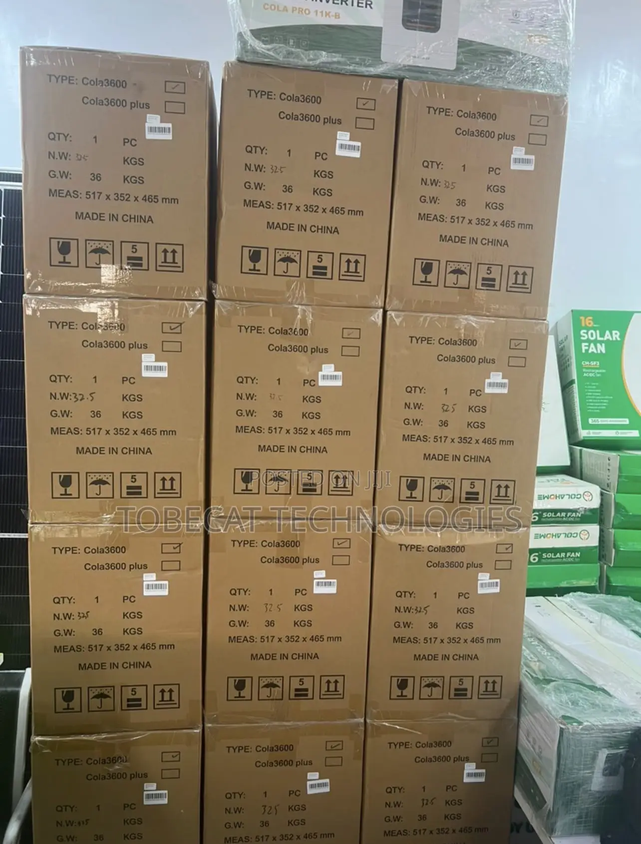 Cola 3600w/1200w Solar Generator