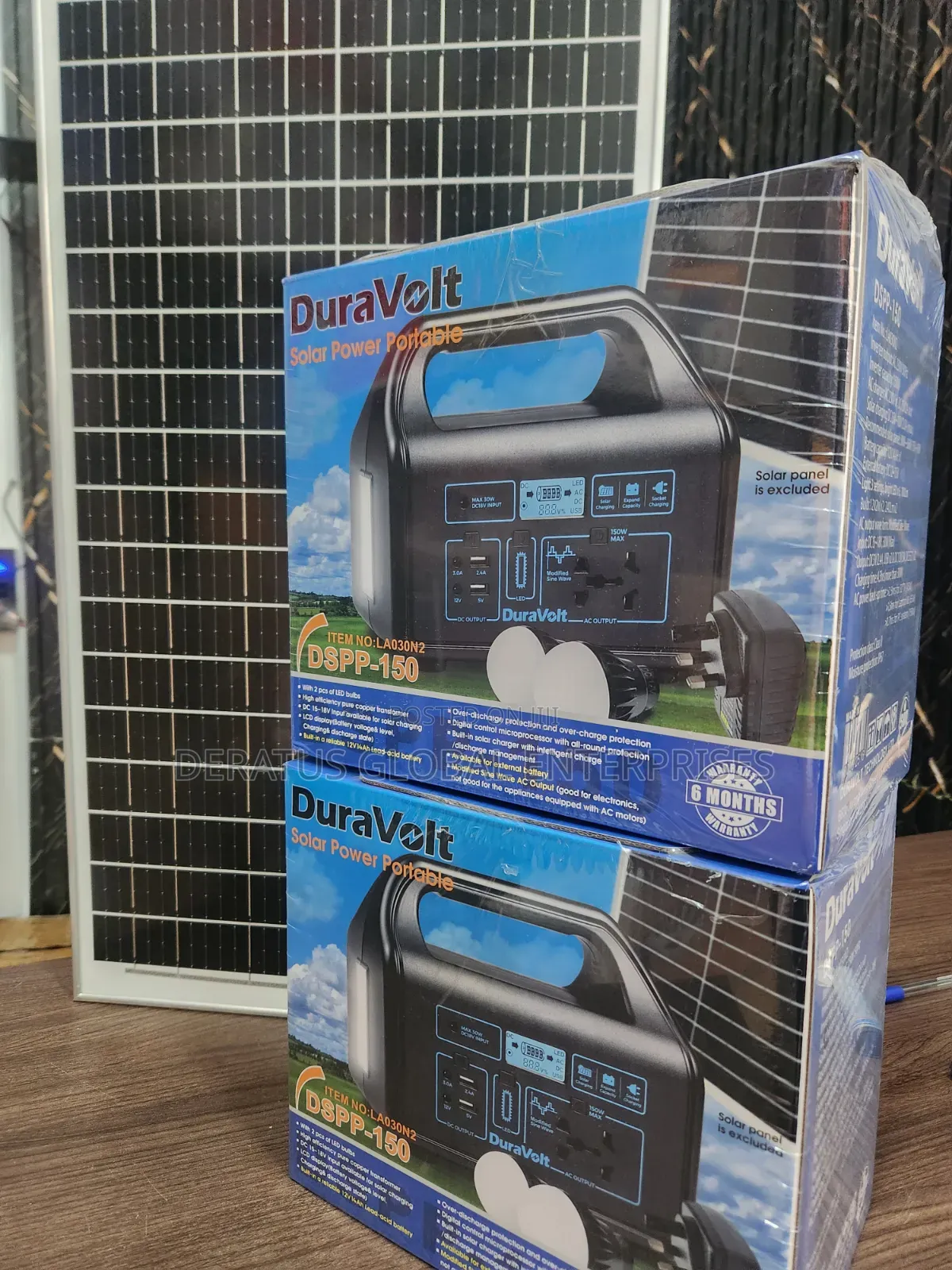 Duravolt Solar Power Station 150W _ Complete Set