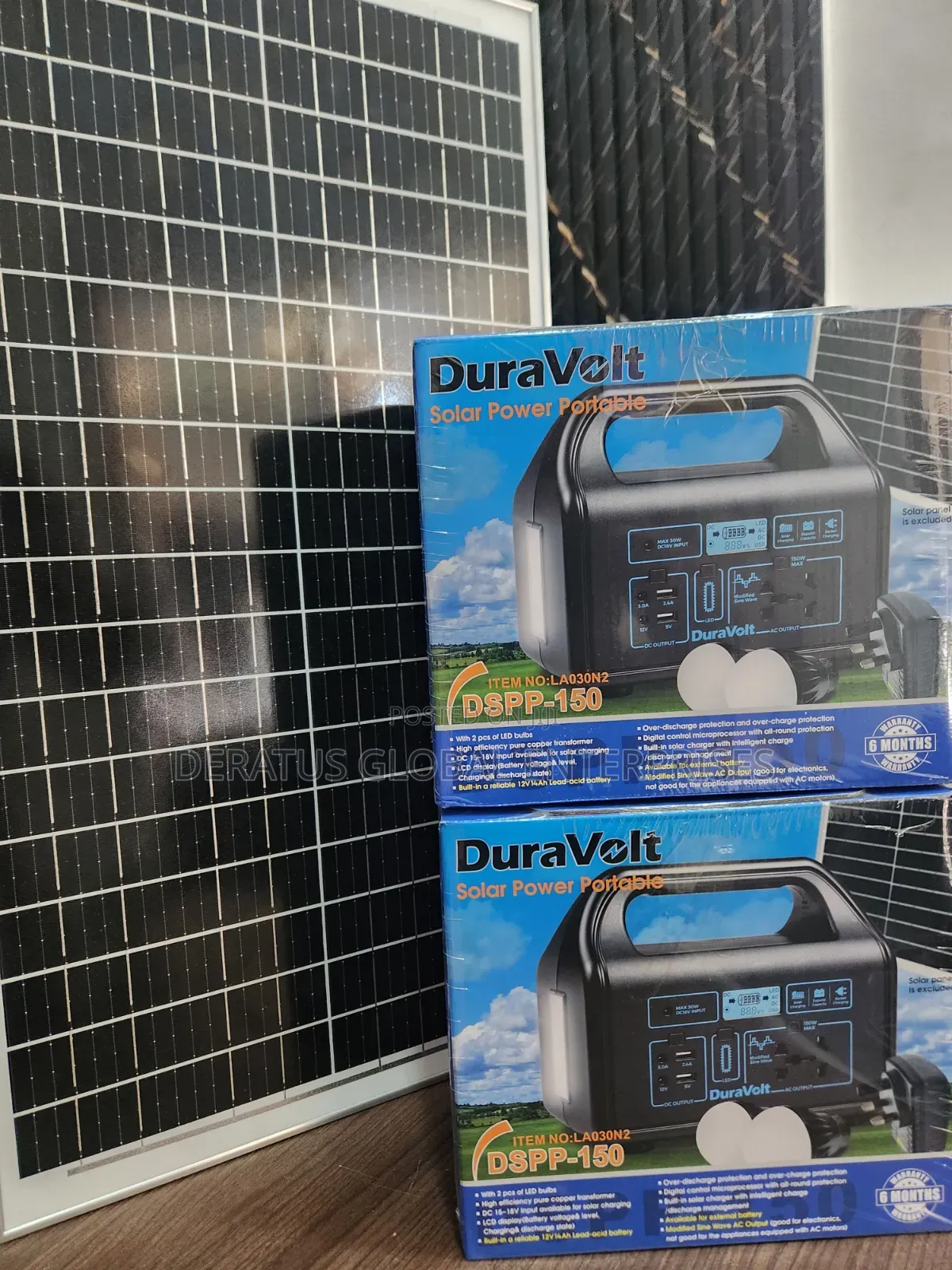 Duravolt DSPP- 150 Portable Solar Generator