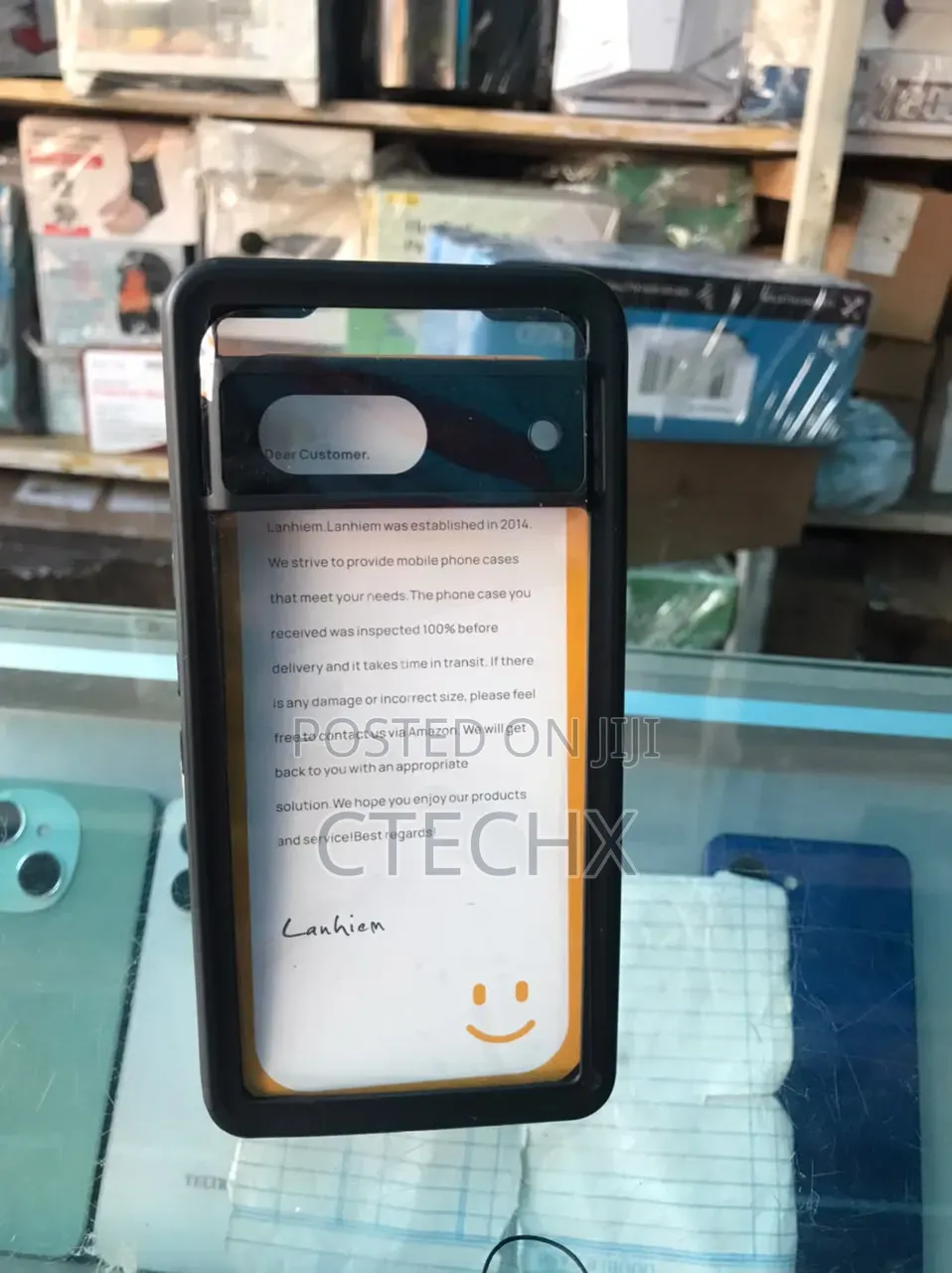 Lanhiem Pixel 7 Case, IP68 Water/Dustproof Shockproof Screen Protector