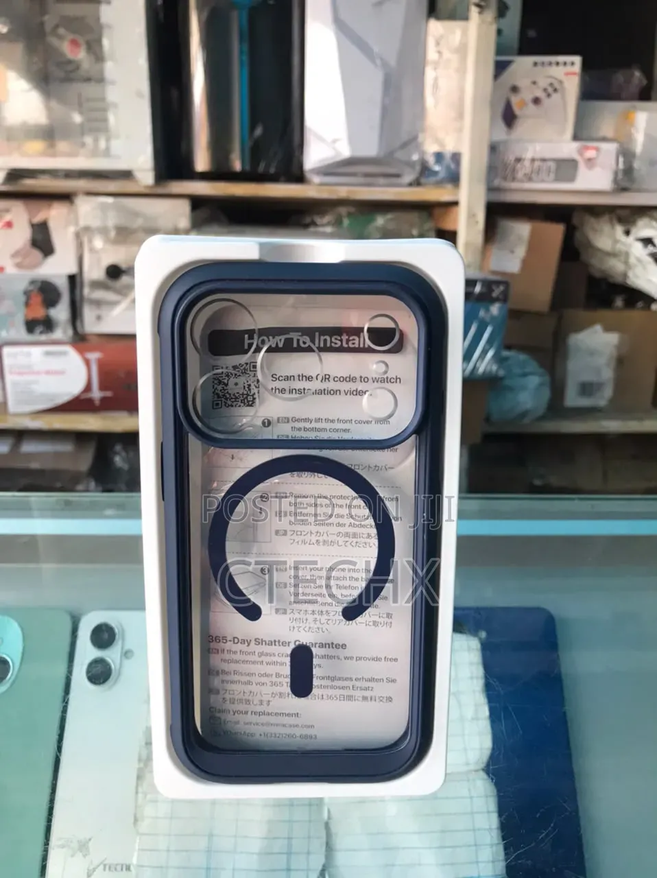 iPhone 17 Pro Max Case With Screen Protector DeepBlue 360° Dual‐Layer