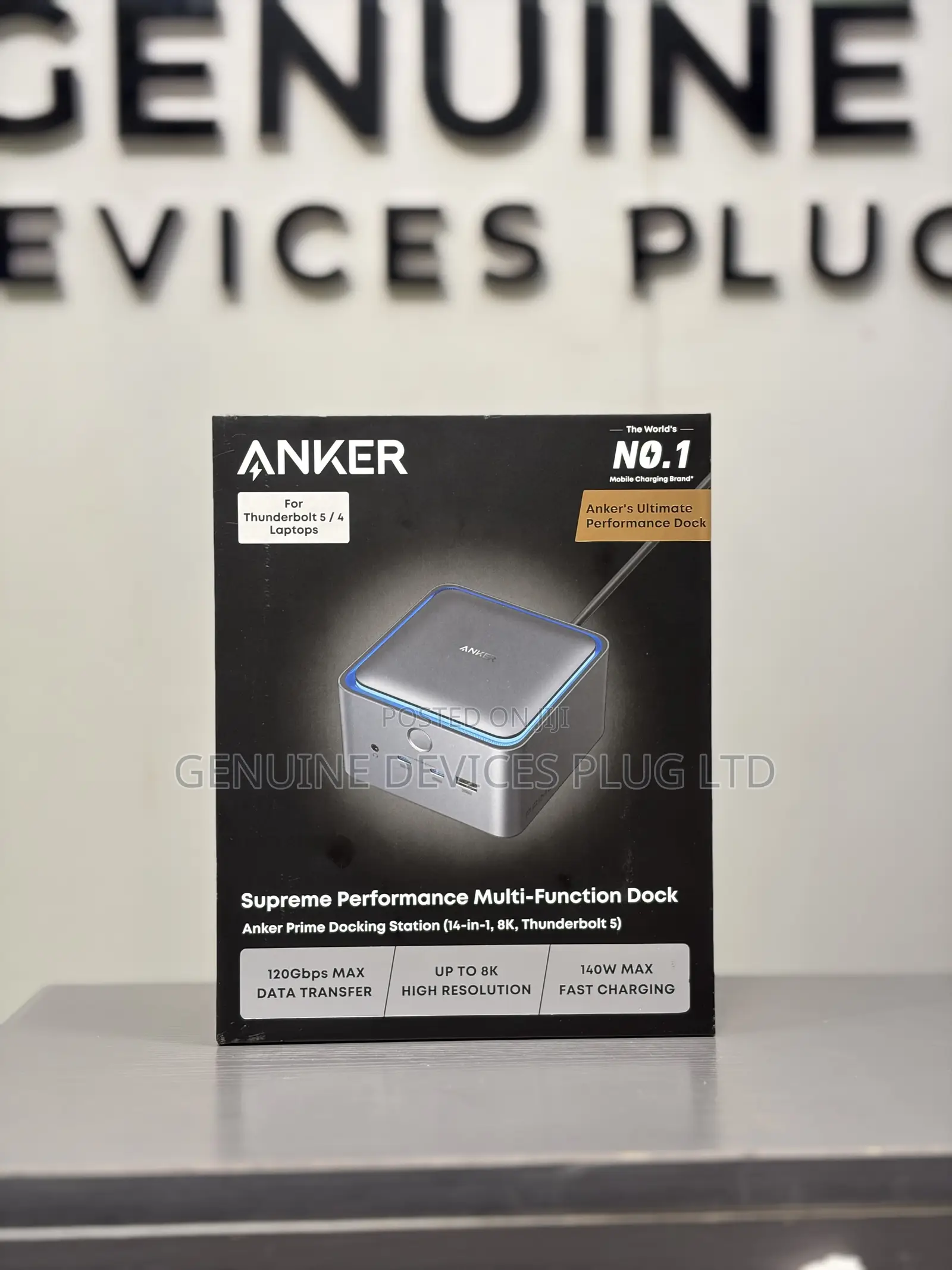 Anker Prime TB5 Docking Station, 14-in-1 Thunderbolt 5 Dock for Laptop