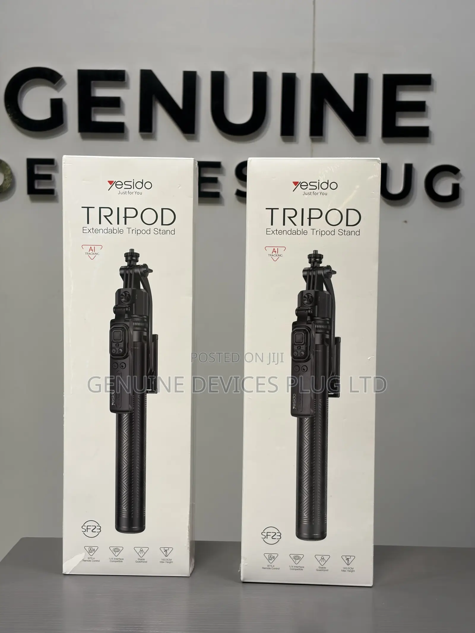 AI Intelligent Face Tracking Aluminum Alloy Pole Tripod Selfie Stick