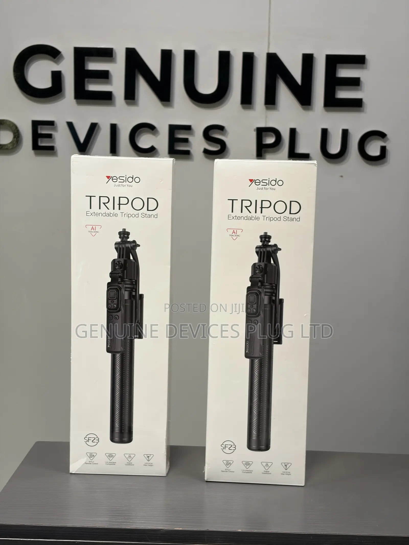 AI Intelligent Face Tracking Aluminum Alloy Pole Tripod Selfie Stick