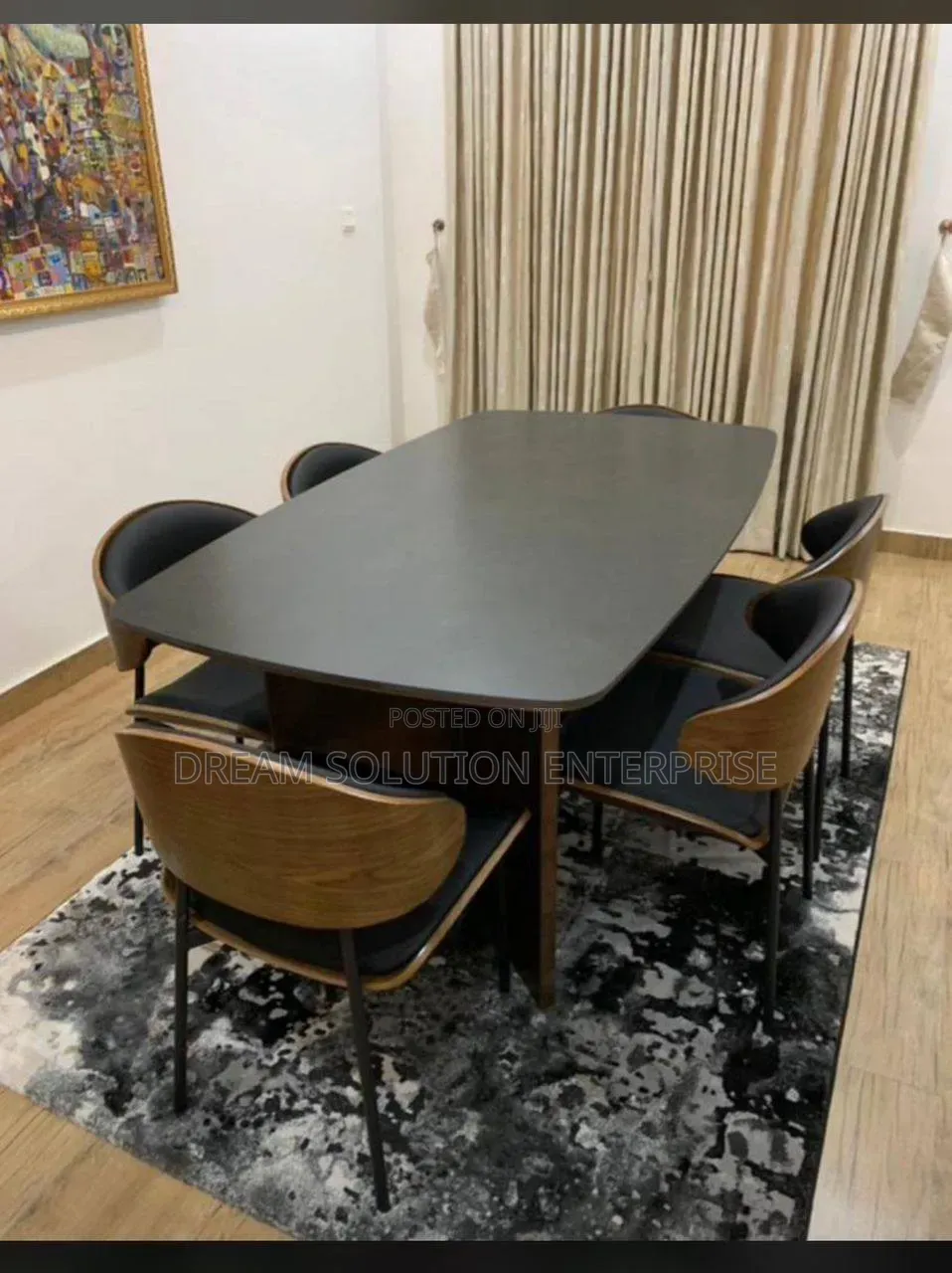 Quality Imported Six Seater Luxury Dining With Chairs