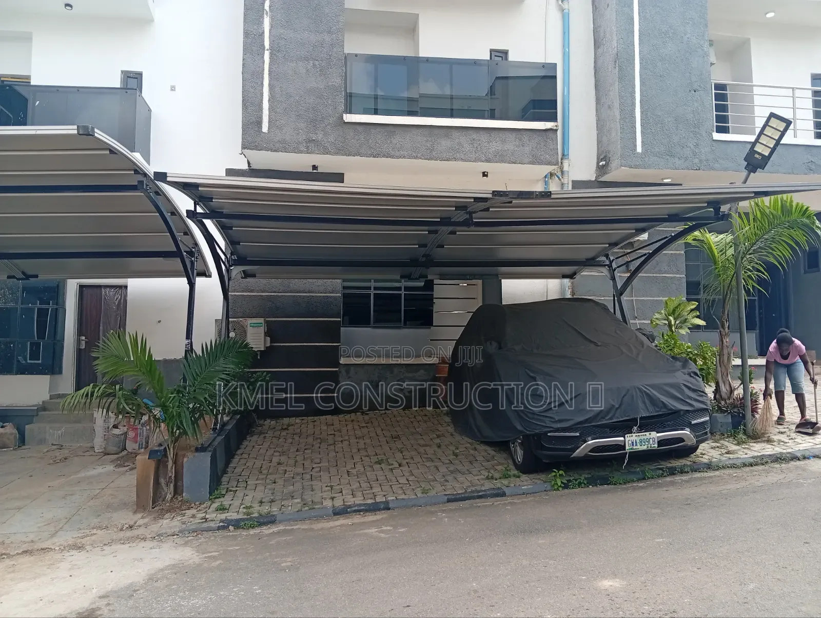 Contemporary Luxury Carport Shade.