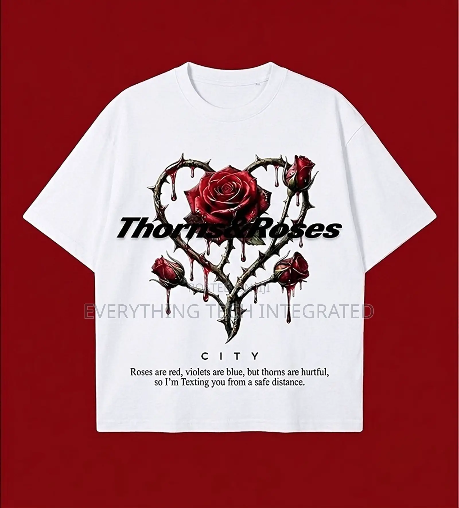 Thorns Roses Quality T-Shirt