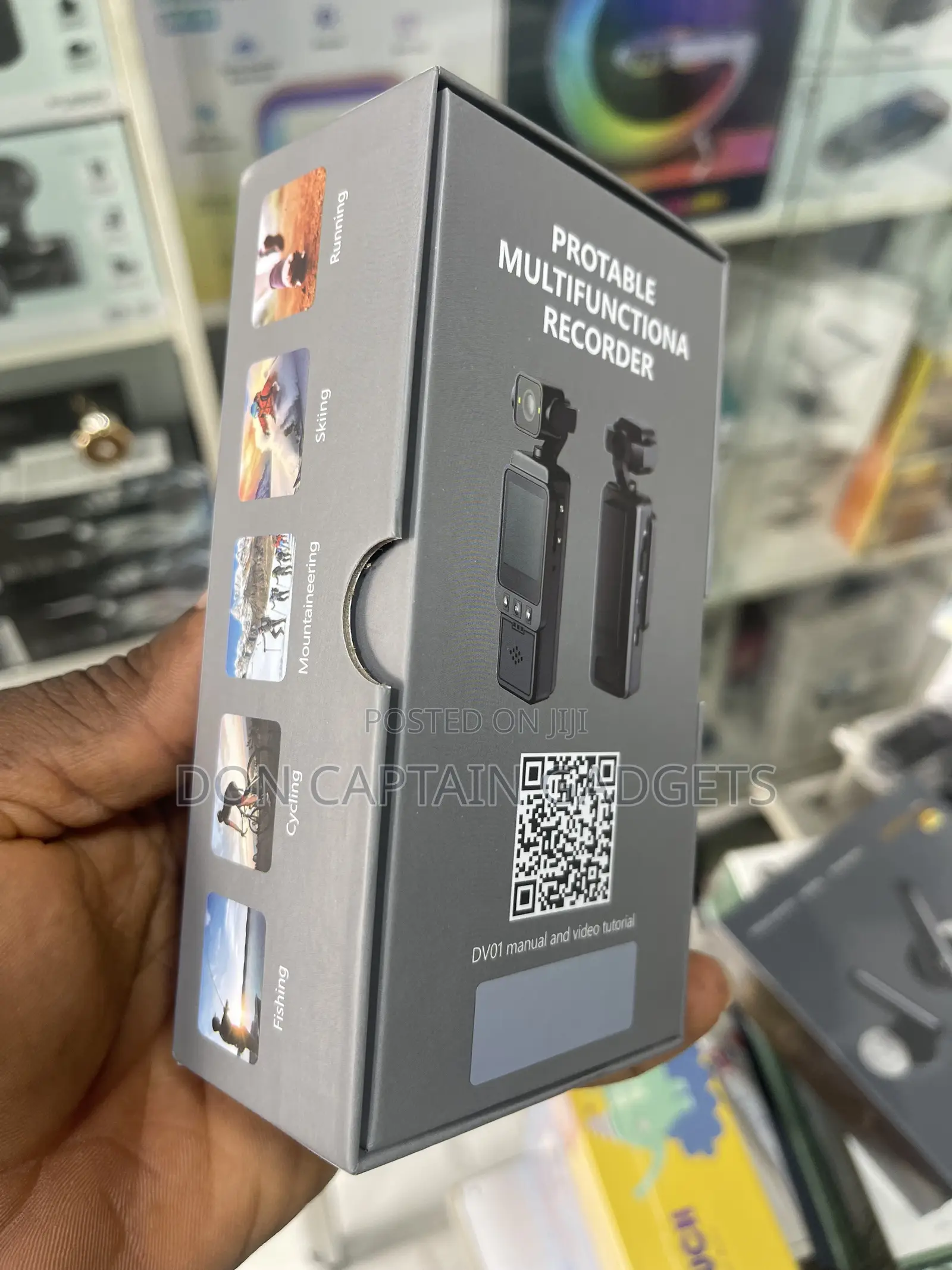 DV01 Portable Multifunctiona Recorder 1080p HD Camera With WiFi