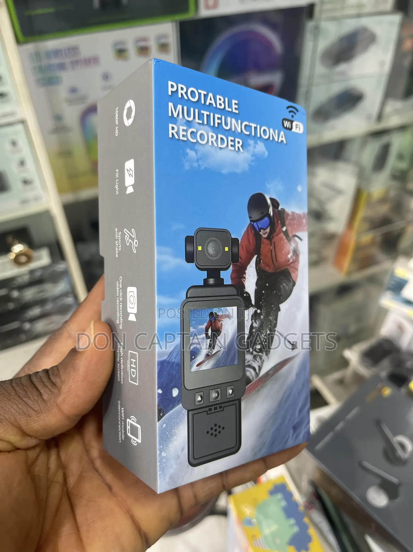 DV01 Portable Multifunctiona Recorder 1080p HD Camera With WiFi