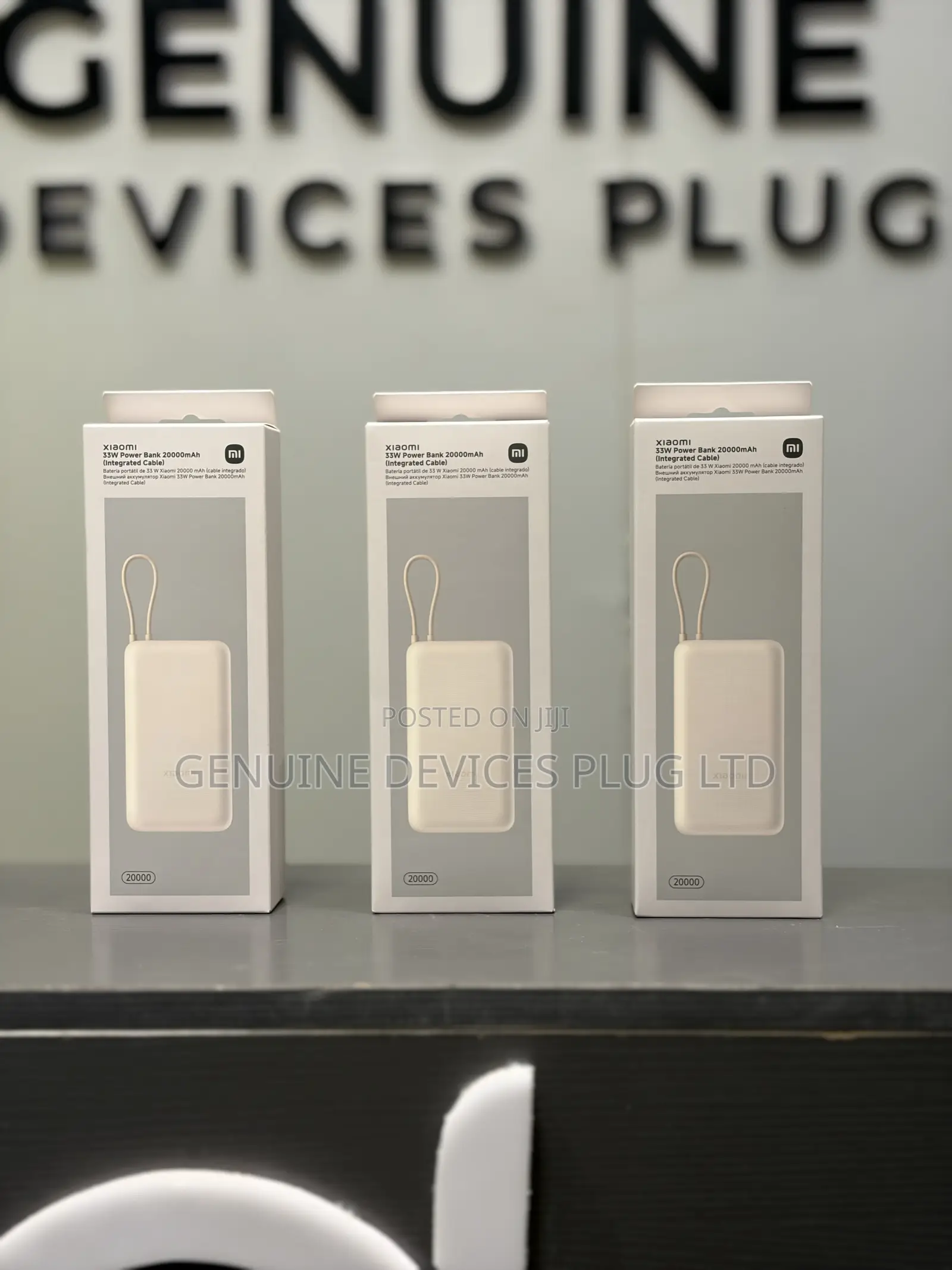 Xiaomi 33W Power Bank 20000mAh (Integrated Cable)