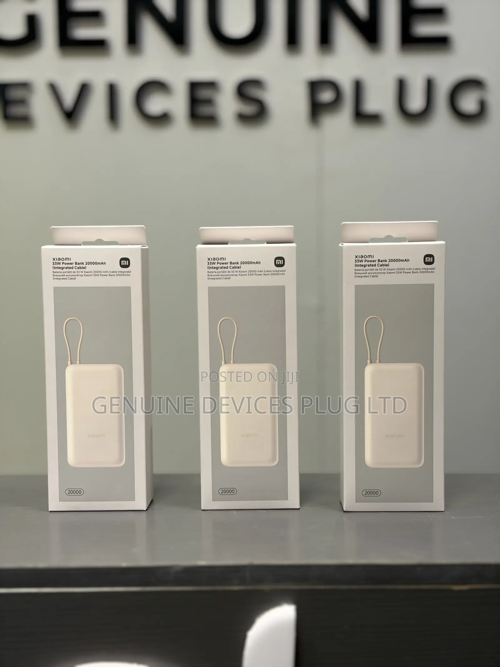 Xiaomi 33W Power Bank 20000mAh (Integrated Cable)