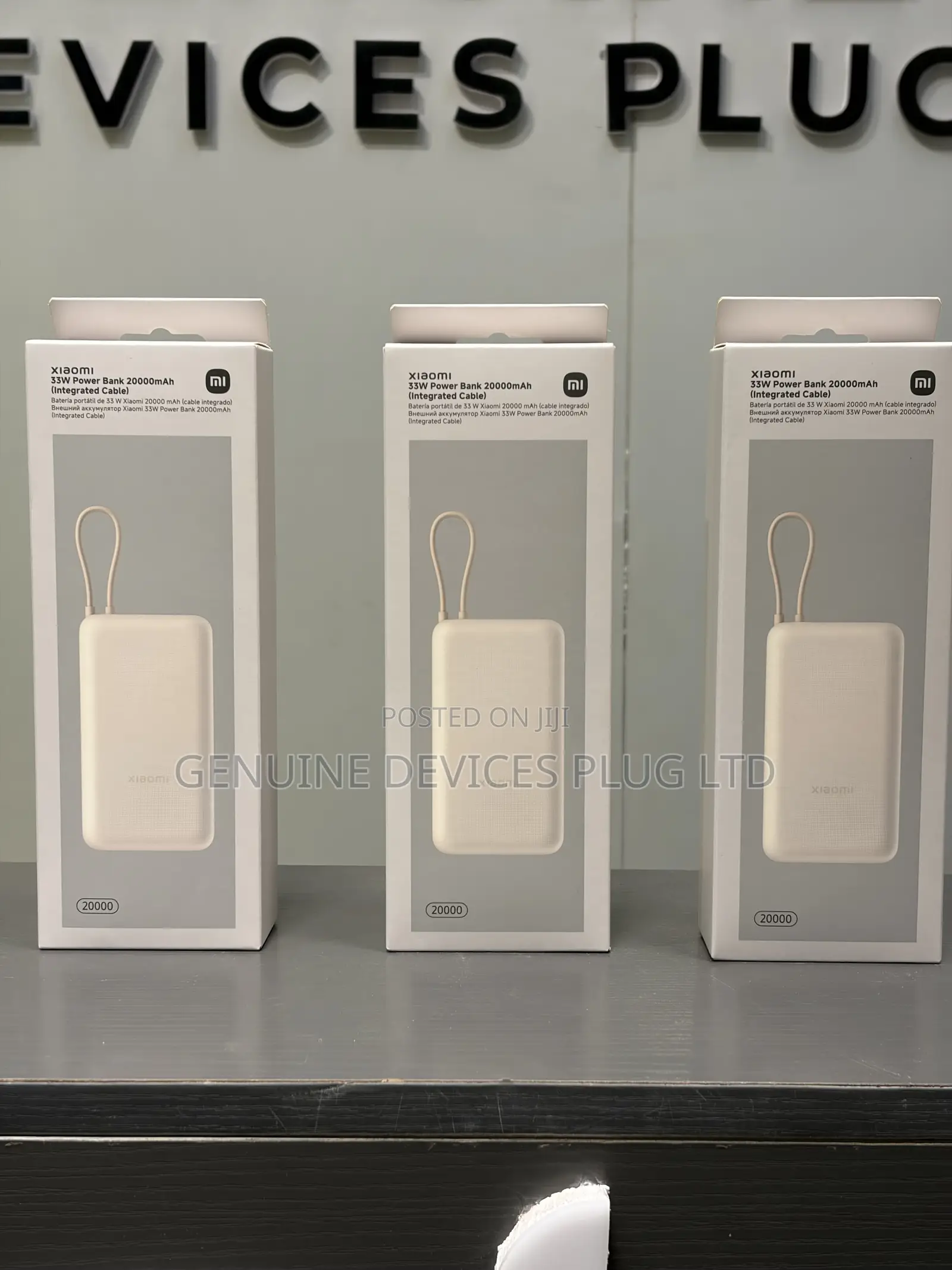 Xiaomi 33W Power Bank 20000mAh (Integrated Cable)