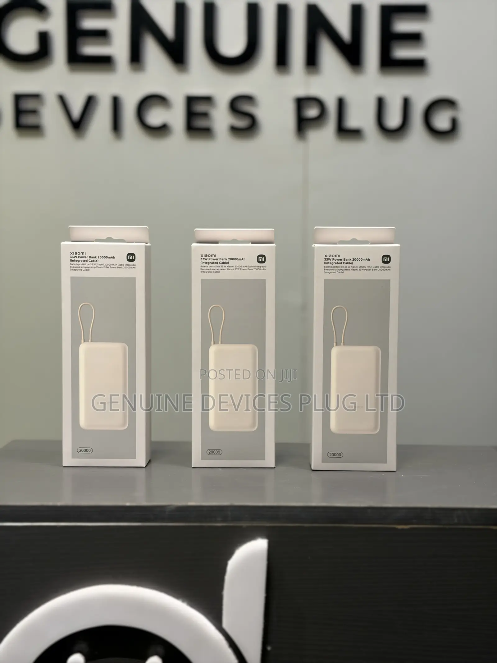 Xiaomi 33W Power Bank 20000mAh (Integrated Cable)