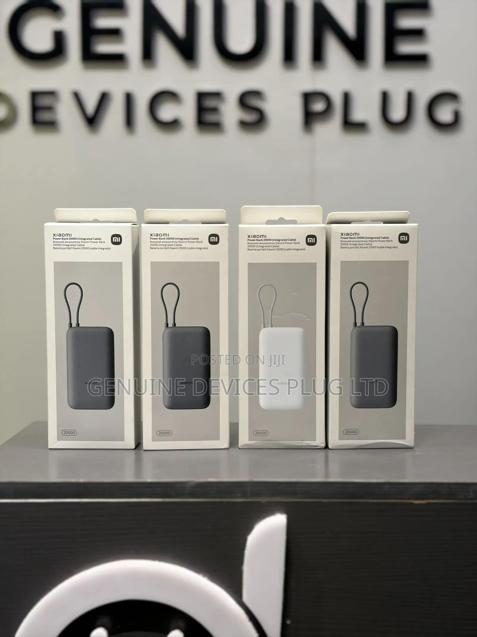 Xiaomi Compact Power Bank With Built-in-Cable 20000 mAh