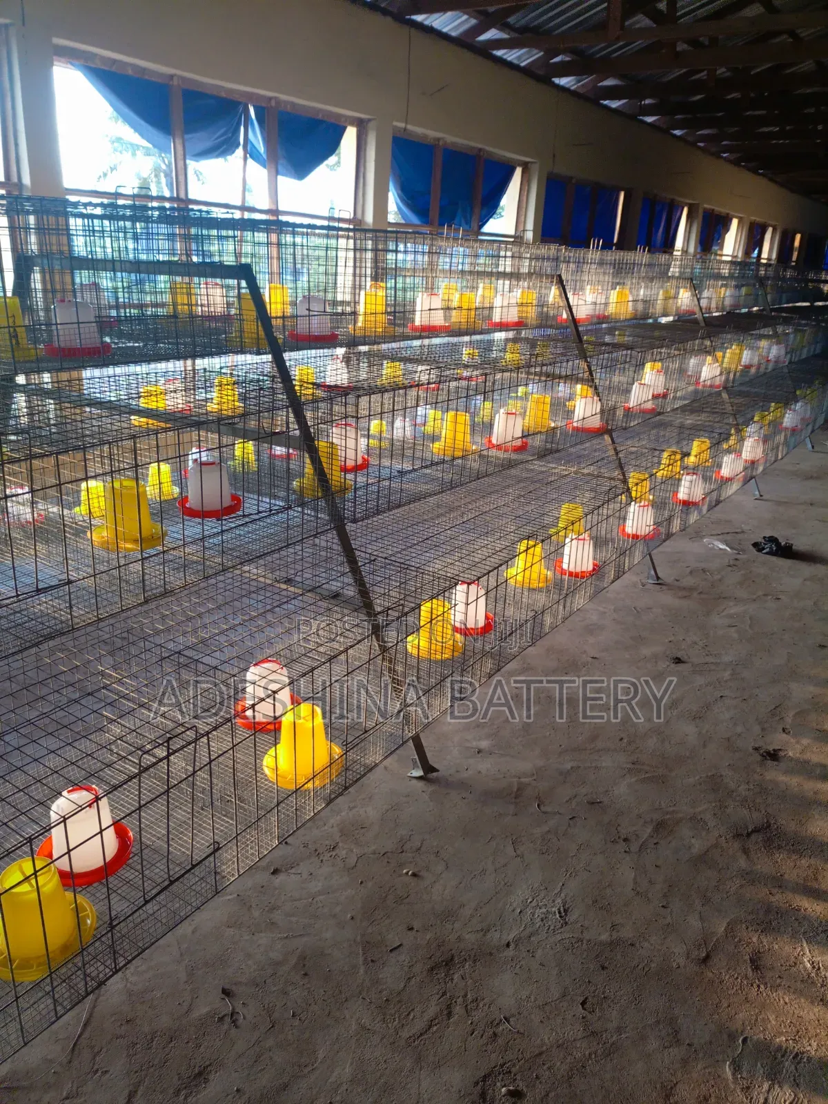 3 Tiers of New Cages of 96 and 120birds Capacities