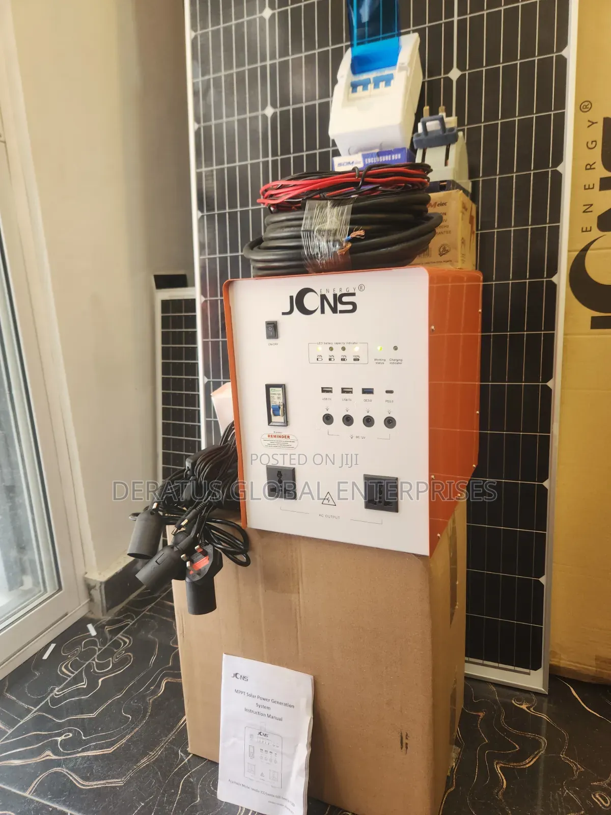 1kWh Lithium Battery Solar Generator for Home Backup