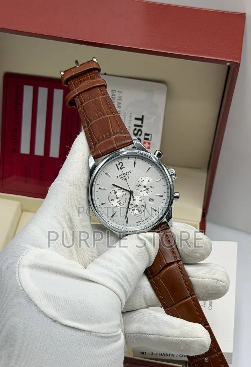 Tissot 1853 Leather Chronograph Watches