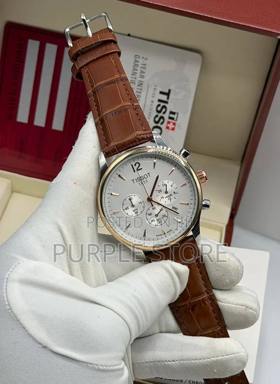 Tissot 1853 Leather Chronograph Watches