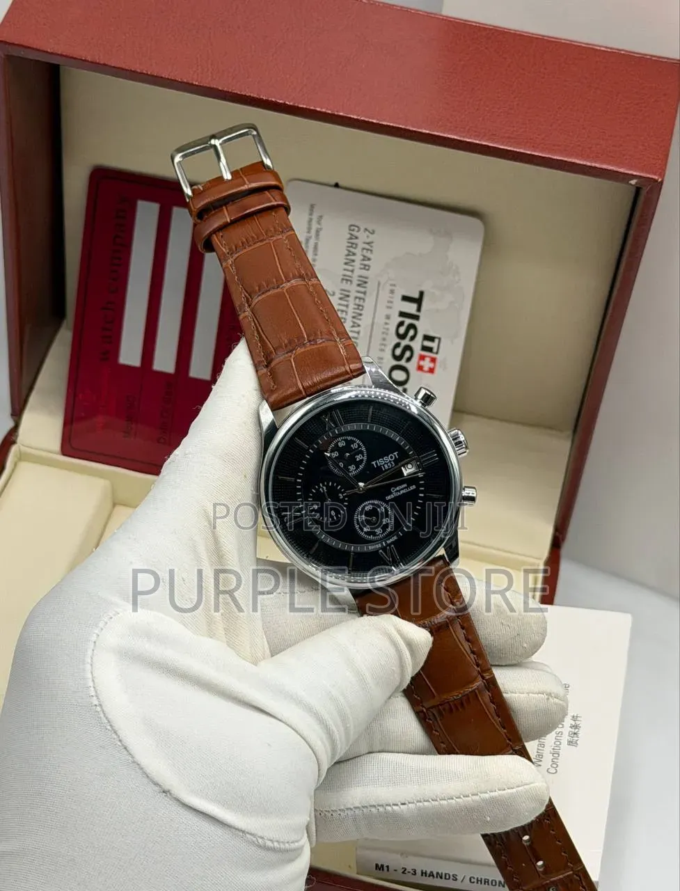Tissot 1853 Leather Chronograph Watches