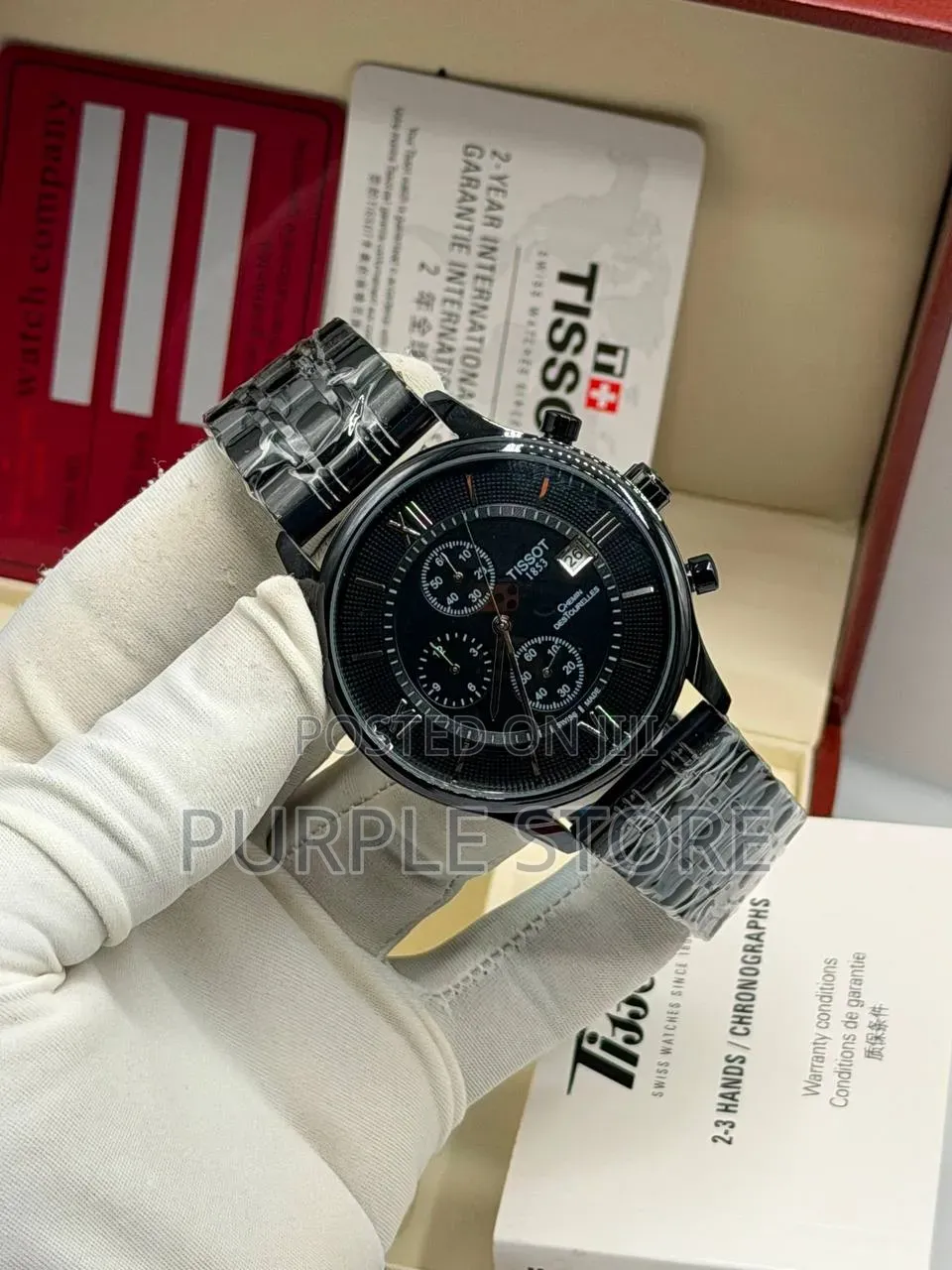 Tissot Chronograph Men's Wristwatch Steel Strap