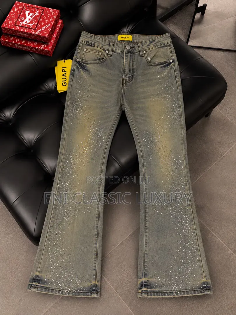 High Demand Luxury Men's Cargo Jeans Best Quality Well Branded