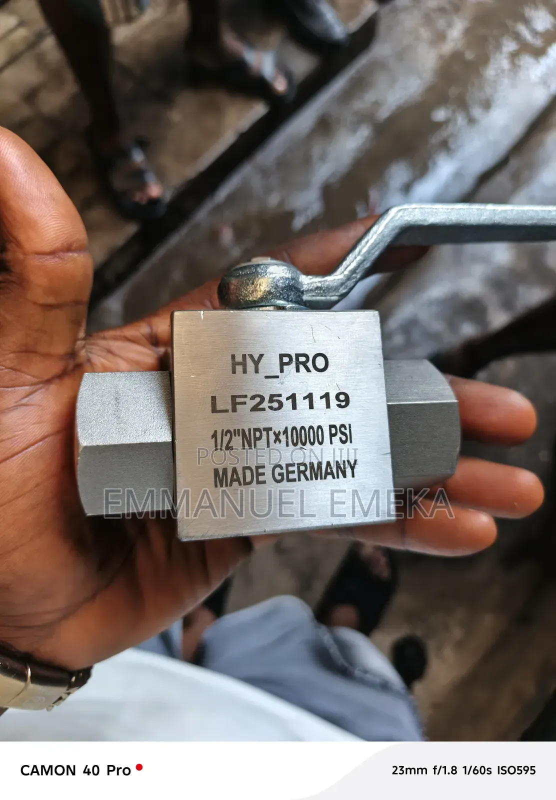 Ball Valve 1/2"npt×10000 PSI S/S