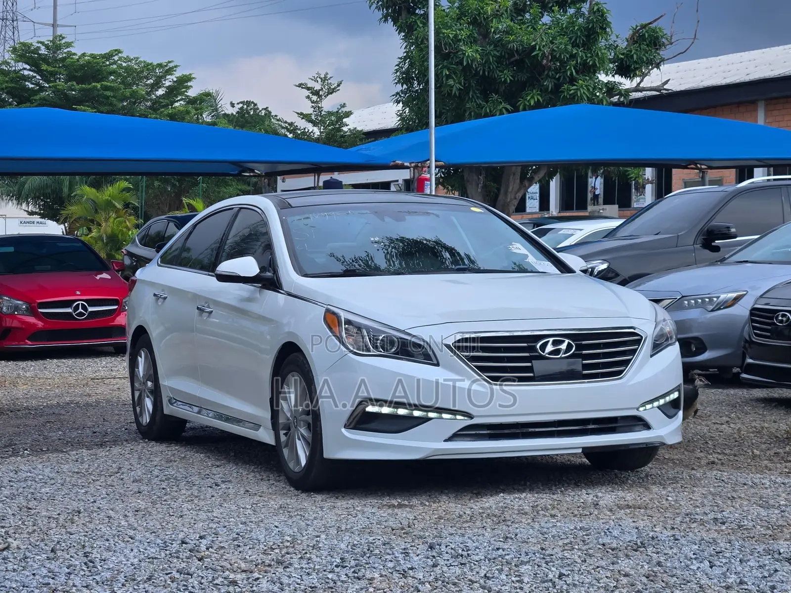 Hyundai Sonata Limited 4dr Sedan (2.4L 4cyl 6A) 2015 White