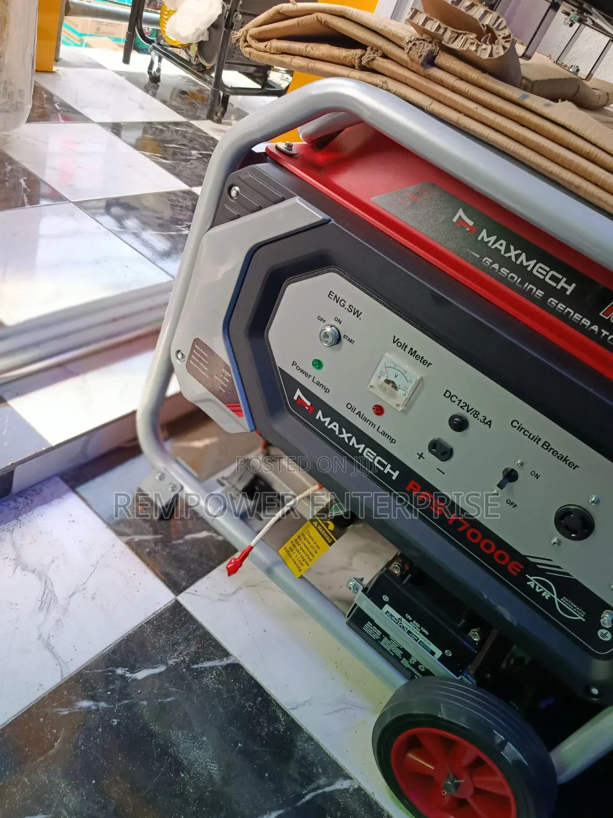 Single Phase 15kva Maxmech Petrol Generator