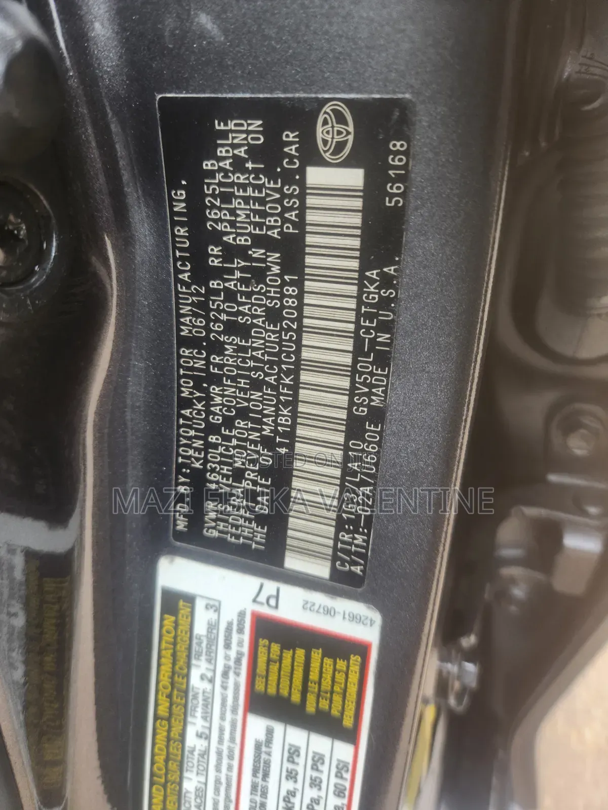 Toyota Camry 2013 Gray