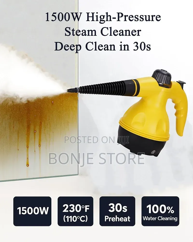 Handheld Pressurised Steam Cleaner - High Pressure Steam Cleaner