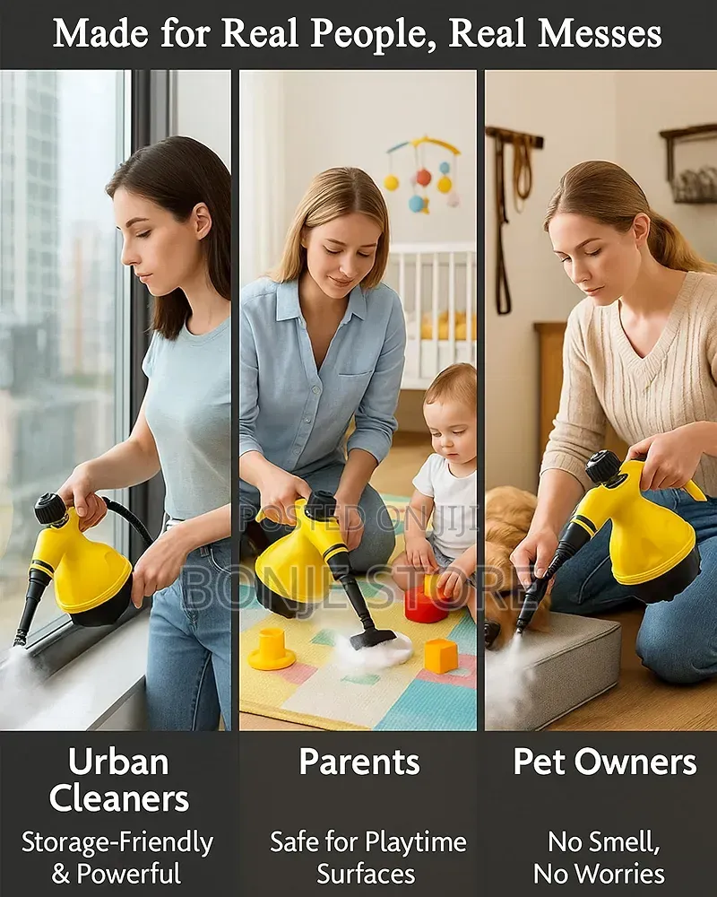 Handheld Pressurised Steam Cleaner - High Pressure Steam Cleaner