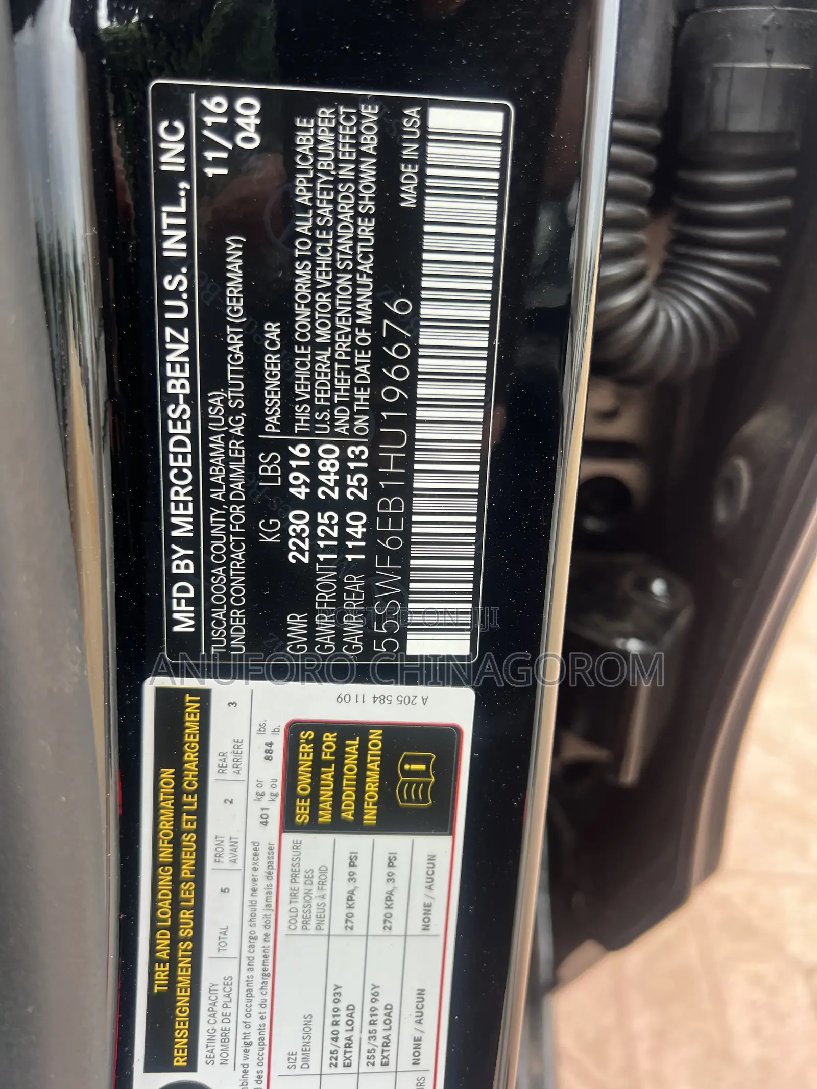 Mercedes-Benz C43 2017 Black