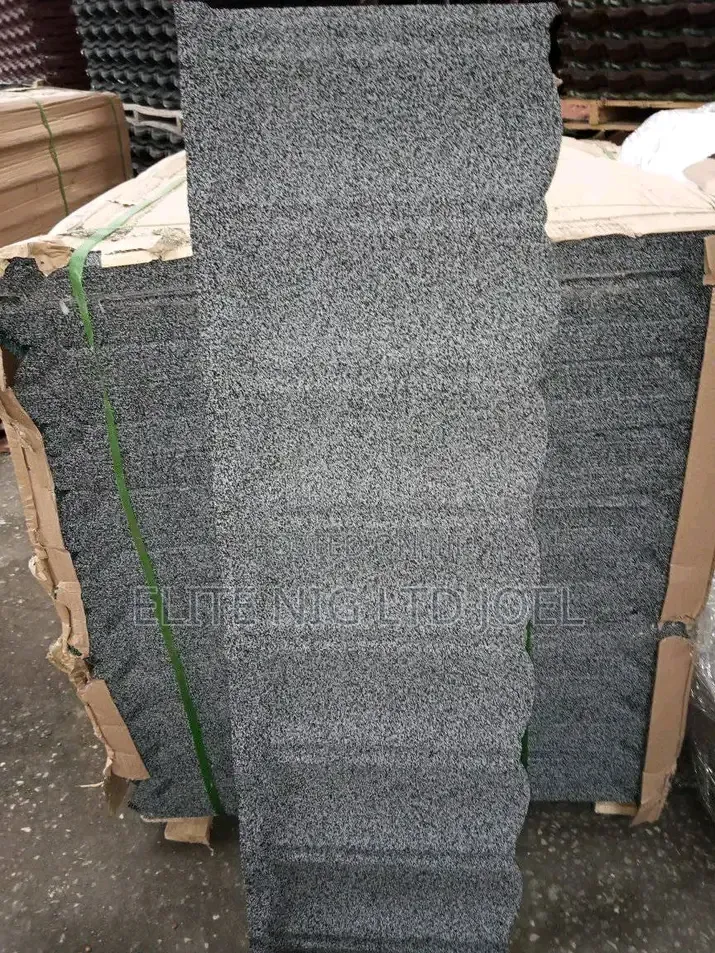 Stylish Black Milano Stone Coated Roofing Sheet in Ajah Lagos