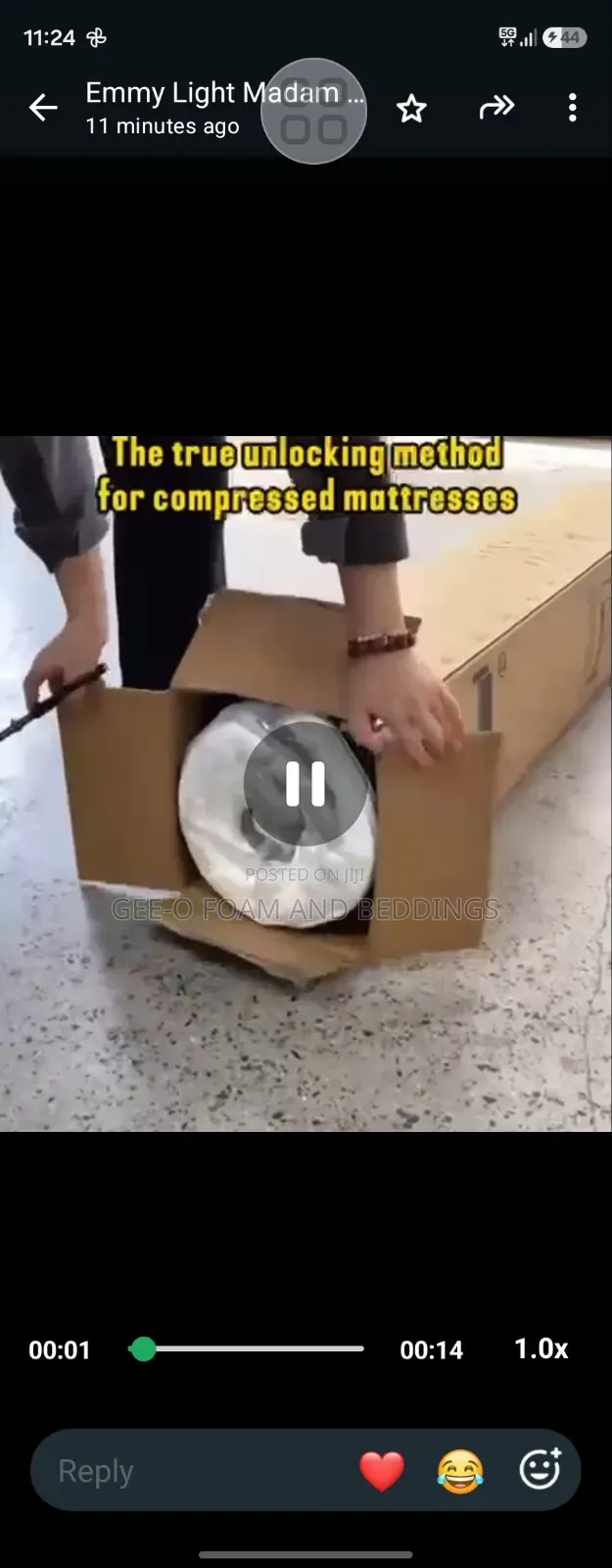 6x6 10 Compressed Mattress