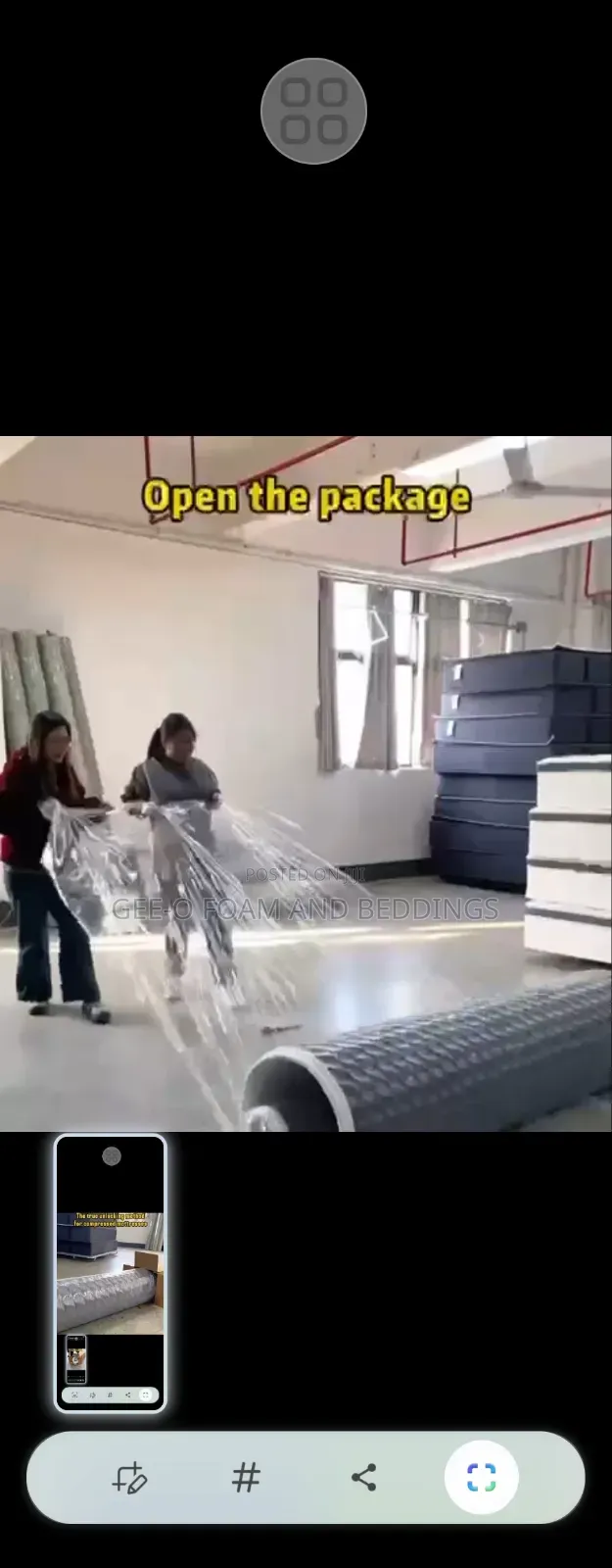 6x6 10 Compressed Mattress