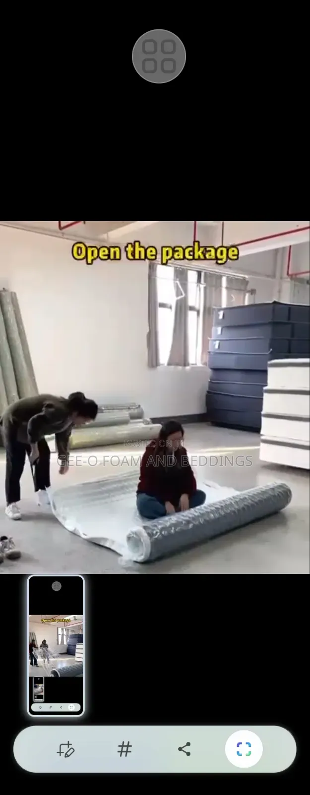 6x6 10 Compressed Mattress
