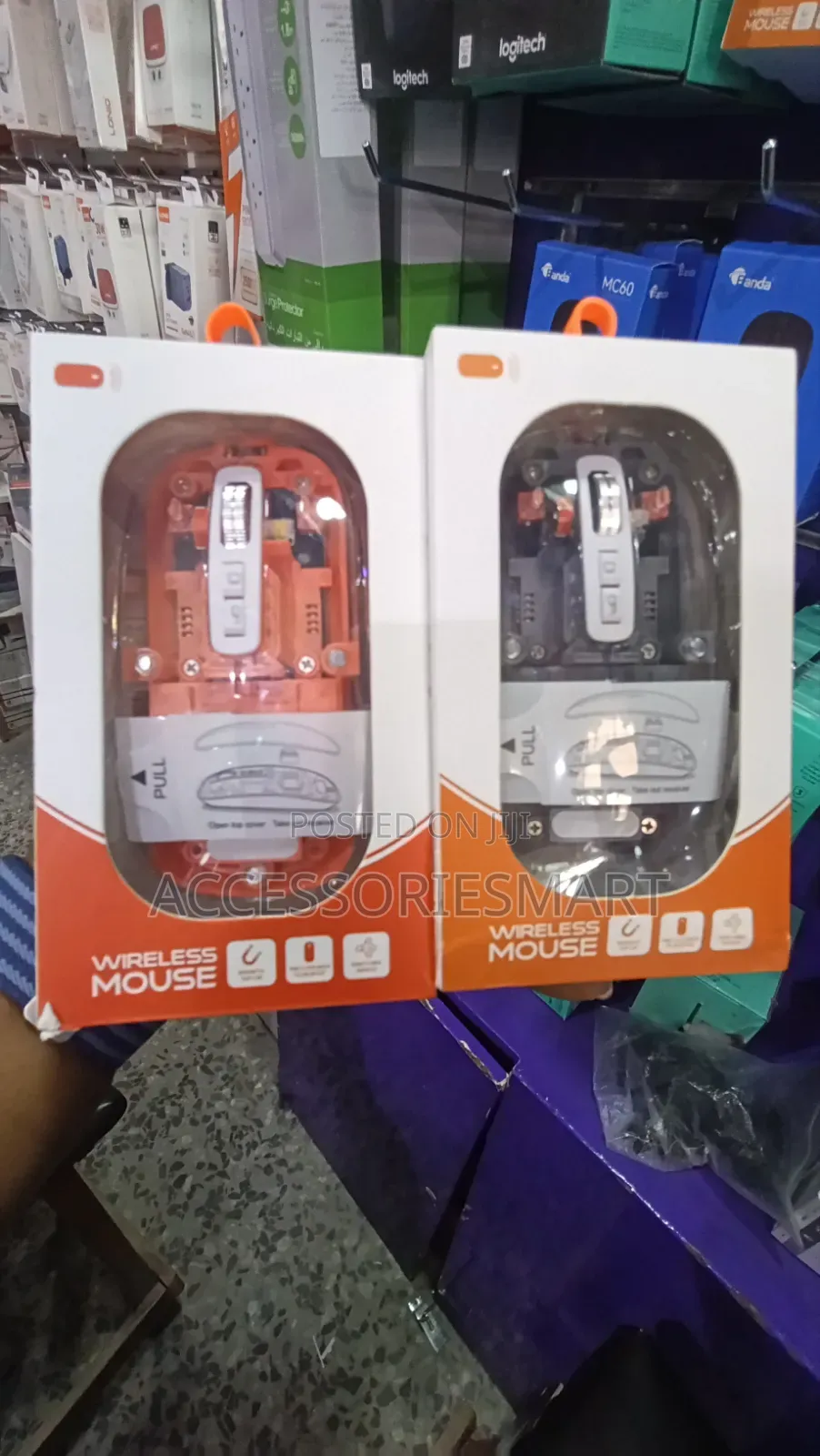 Transparent Rechargeable Bluetooth Mouse